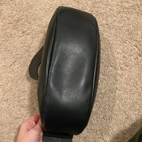 COS Black Leather Crescent Crossbody Bag - Picture 8 of 11